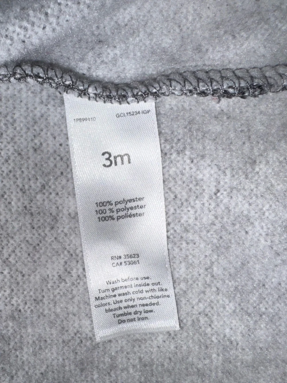Carter's Heather Gray Shawl Collar two-Piece suit
